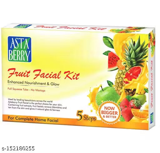 Astaberry Fruit Facial Kit – Deep Nourishment & Care (5 Steps)