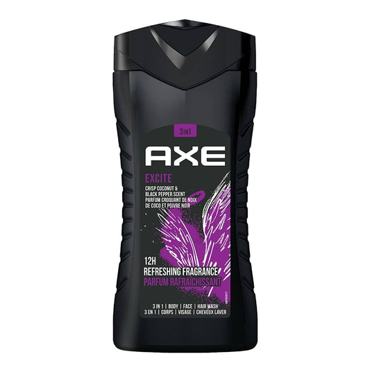 AXE Excite 3-in-1 Body, Face & Hair Wash – 250ml