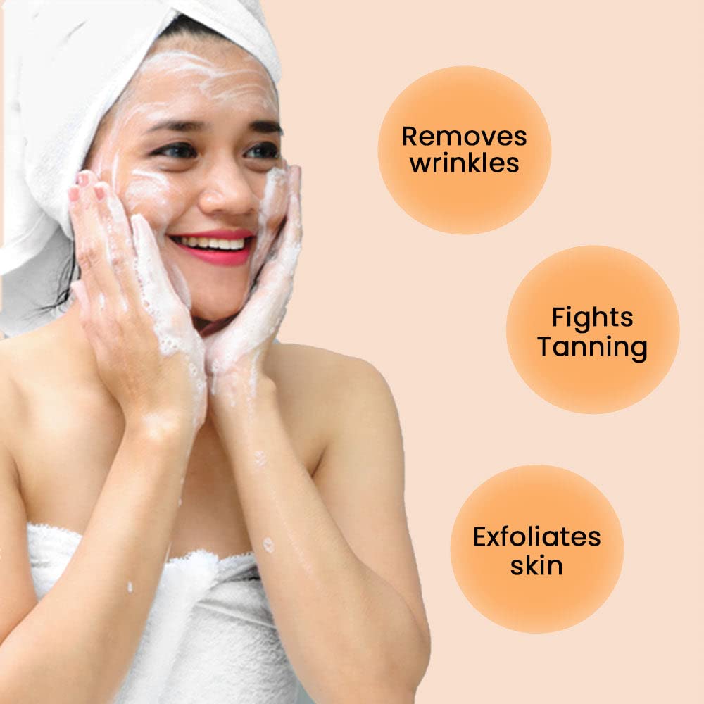 🌟 Astaberry Vitamin-C Face Wash Scrub – 100ml  Daily Exfoliating Cleanser with Orange & Kakadu Plum Extract Pack of 2 (100X2)