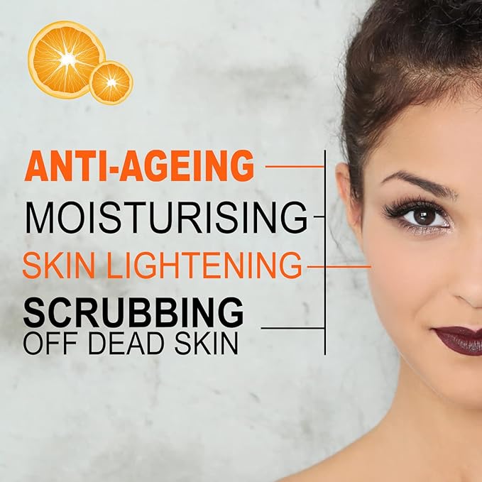 🌟 Astaberry Vitamin-C Face Wash Scrub – 100ml  Daily Exfoliating Cleanser with Orange & Kakadu Plum Extract Pack of 2 (100X2)