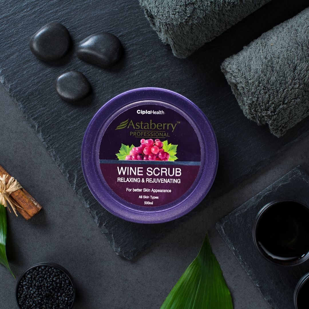Astaberry Professional Wine Mask – Relaxing & Rejuvenating (500ml)