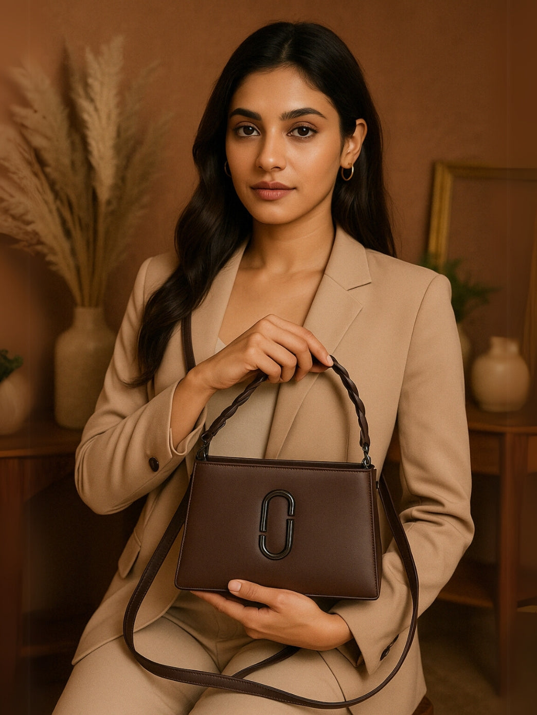 Trendy Light Green Leather Handbag for Women - Elegant & Modern Design