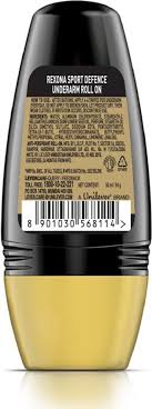 Rexona Men Sport Defence Roll-On Deodorant – 72H Odour Protection, Active Freshness Pack of 2 (50ml x 2)
