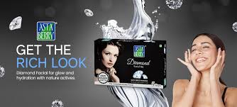 AstaBerry Diamond Facial Kit – Skin Brightening (5 Steps) | For Complete Home Facial