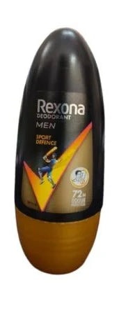 Rexona Men Sport Defence Roll-On Deodorant – 72H Odour Protection, Active Freshness Pack of 2 (50ml x 2)