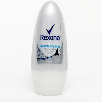 Rexona Invisible Dry +Fresh Roll-On Deodorant – 72H Protection, No White Marks Pack of 2 (50ml x 2)