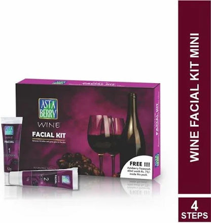 Astaberry Wine Facial Kit – 5 Steps for Radiant, Youthful Skin  Now Bigger & Better