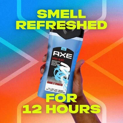 AXE Sport Blast 3-in-1 Body, Face & Hair Wash – 250ml